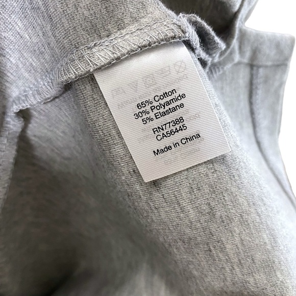 J. Crew Mercantile Heather Gray Lace Up Tunic Sweatshirt Mini Dress Women's - Picture 10 of 11